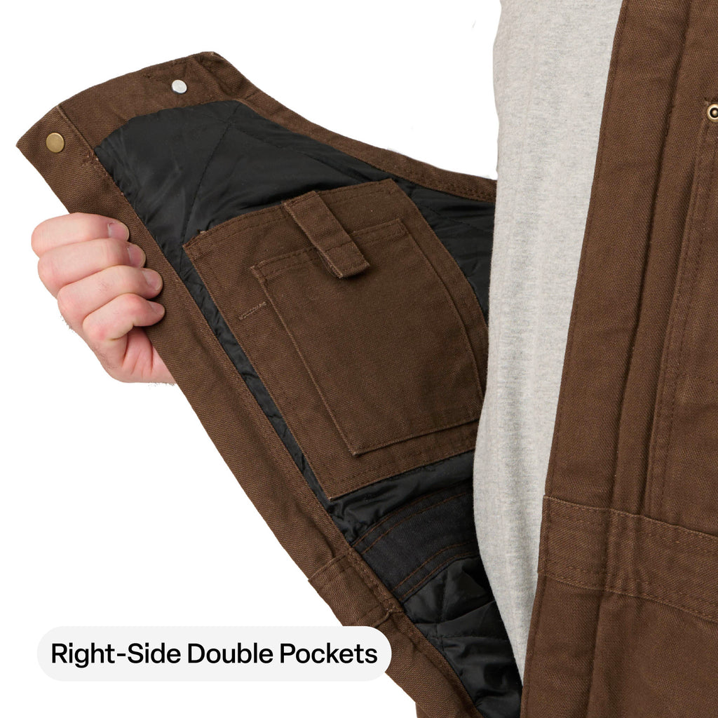 Insulated Washed Duck Bib Overall