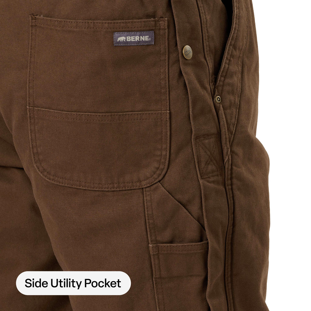 Insulated Washed Duck Bib Overall