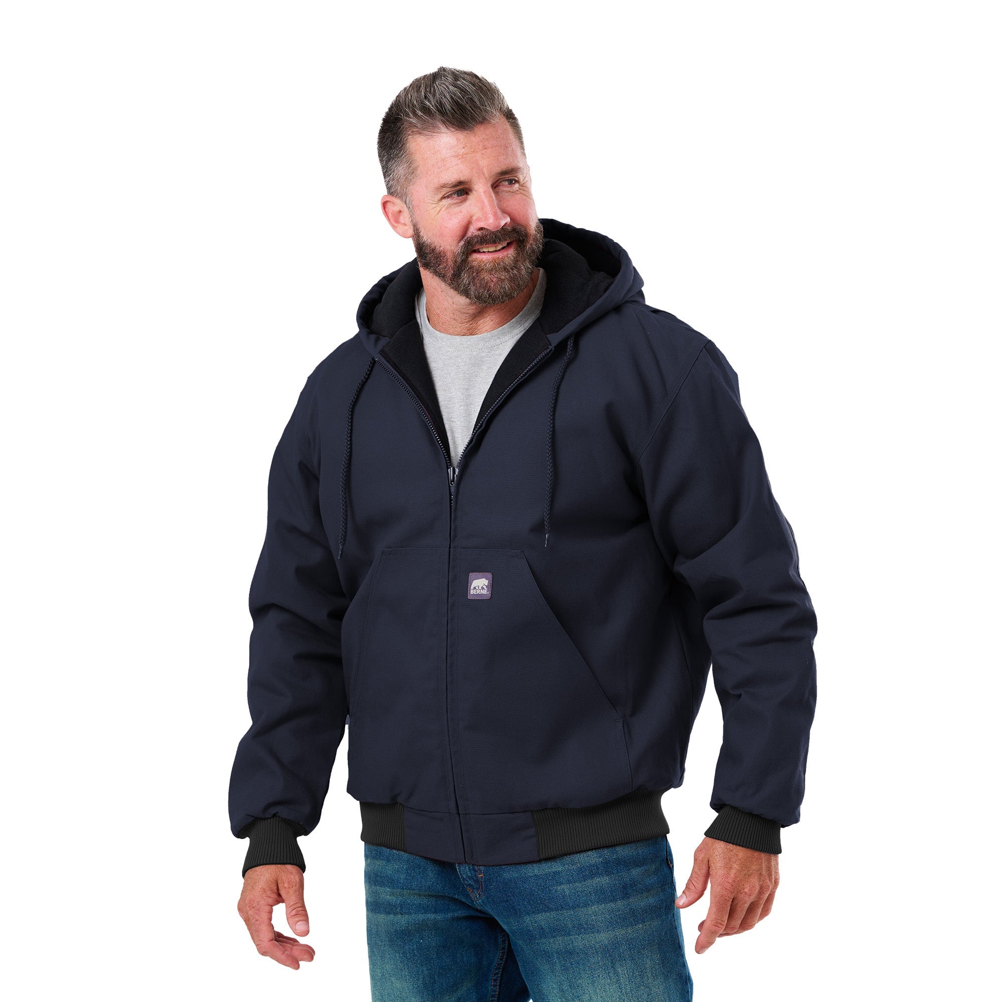 Duck Hooded Active Work Jacket
