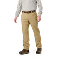 Front view of regular fit duck work trousers