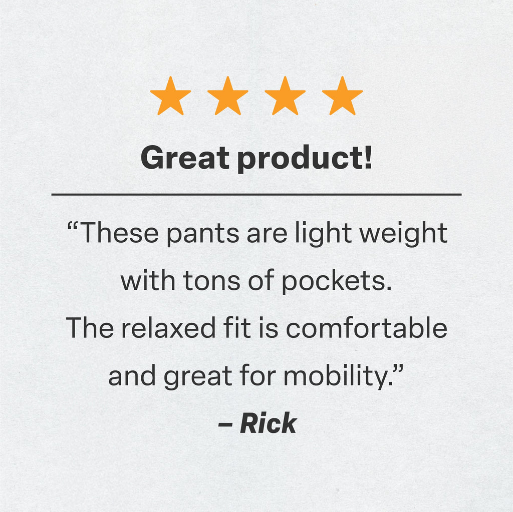Product photo of black ripstop cargo work trousers