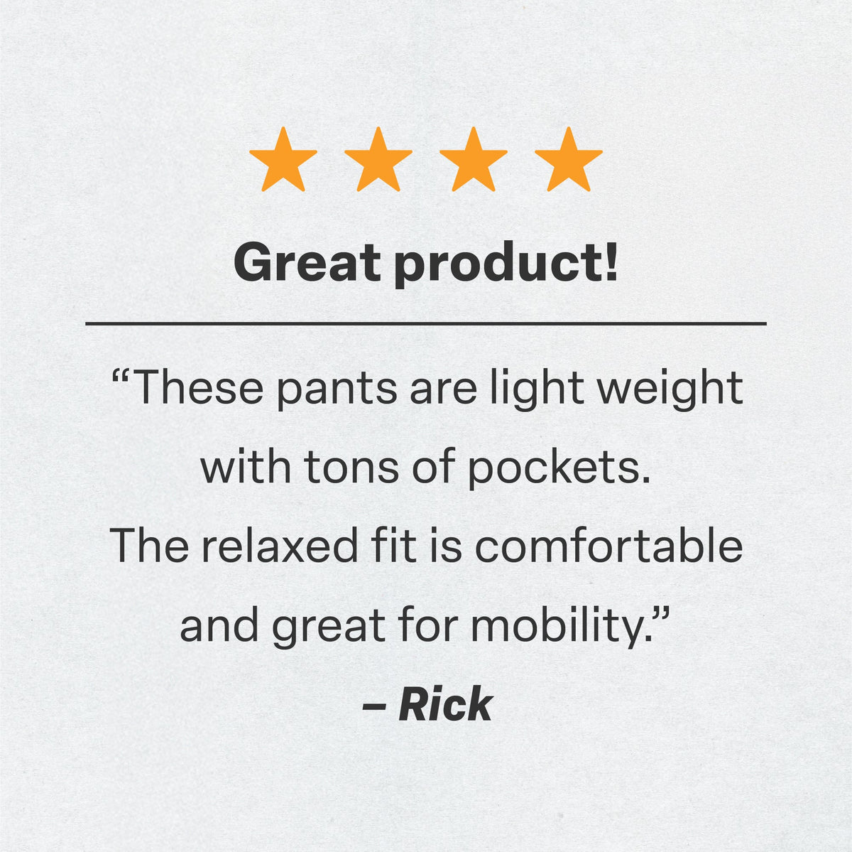 Product photo of black ripstop cargo work trousers