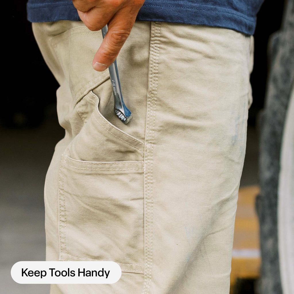 Washed Duck Relaxed Fit Carpenter Pant