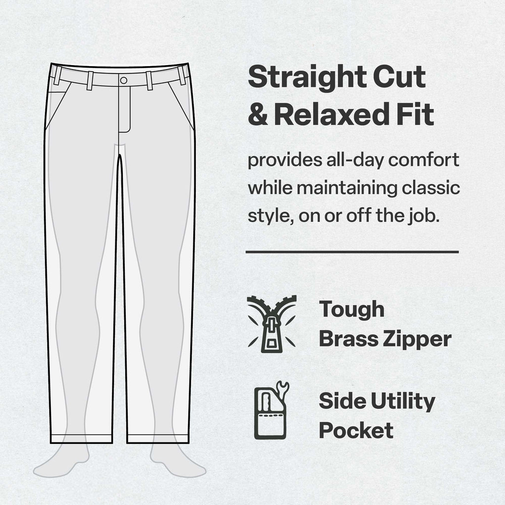 Washed Duck Relaxed Fit Carpenter Pant