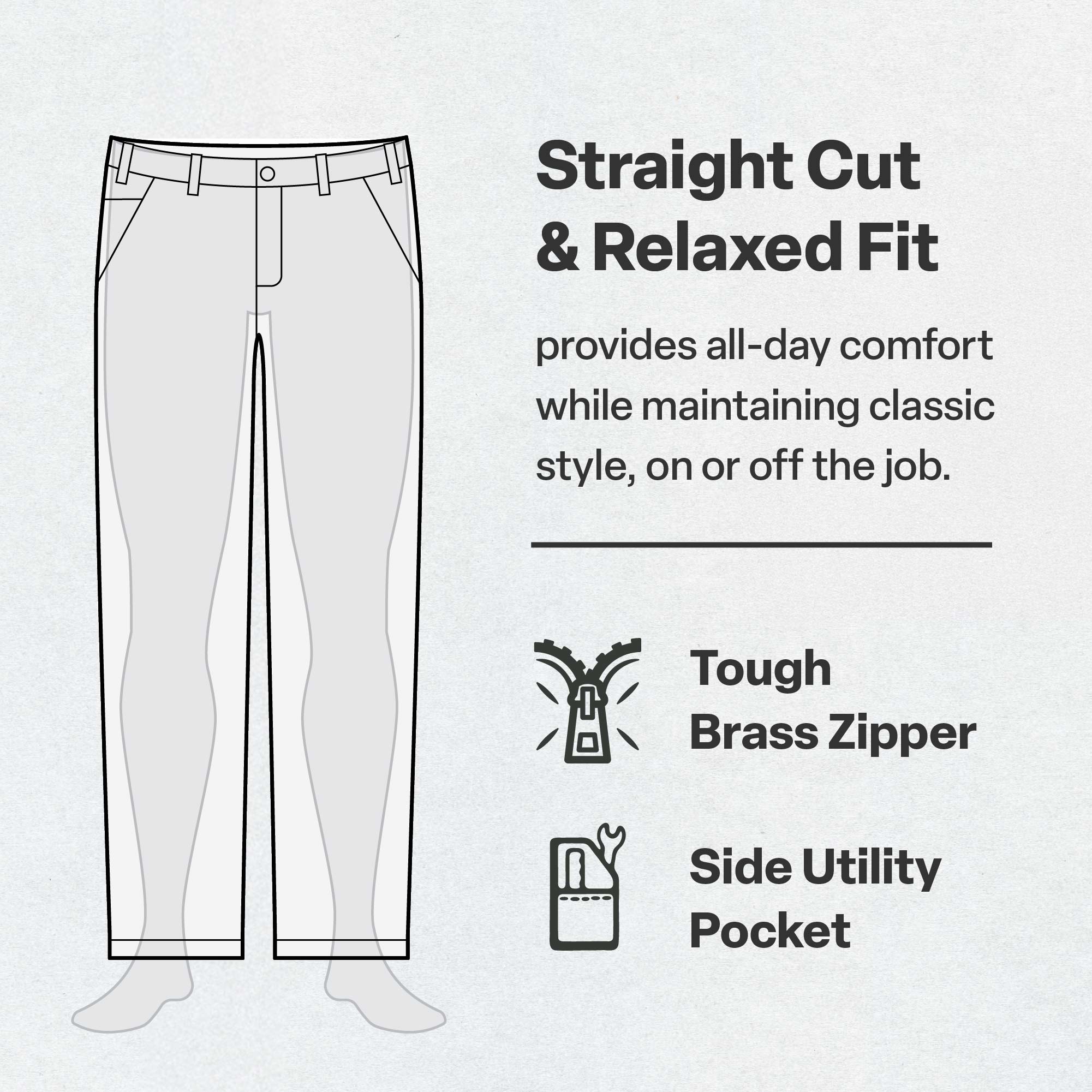 Washed Duck Relaxed Fit Carpenter Pant