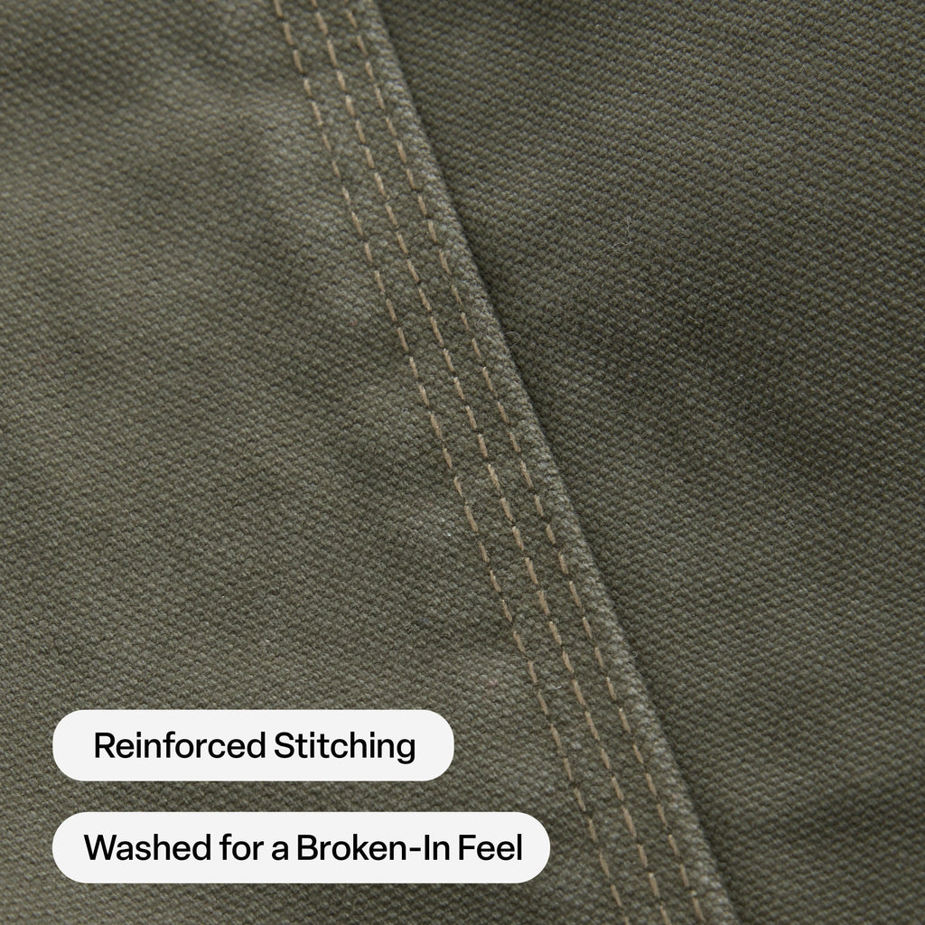 Washed Duck Hooded Work Jacket