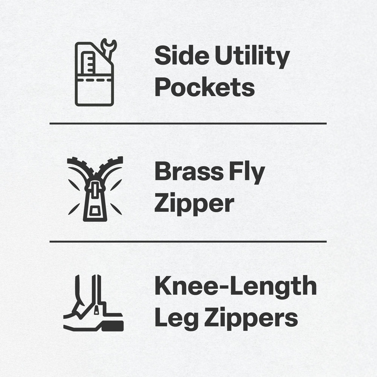 Product photo of bark insulated duck outer trousers, alternate shot