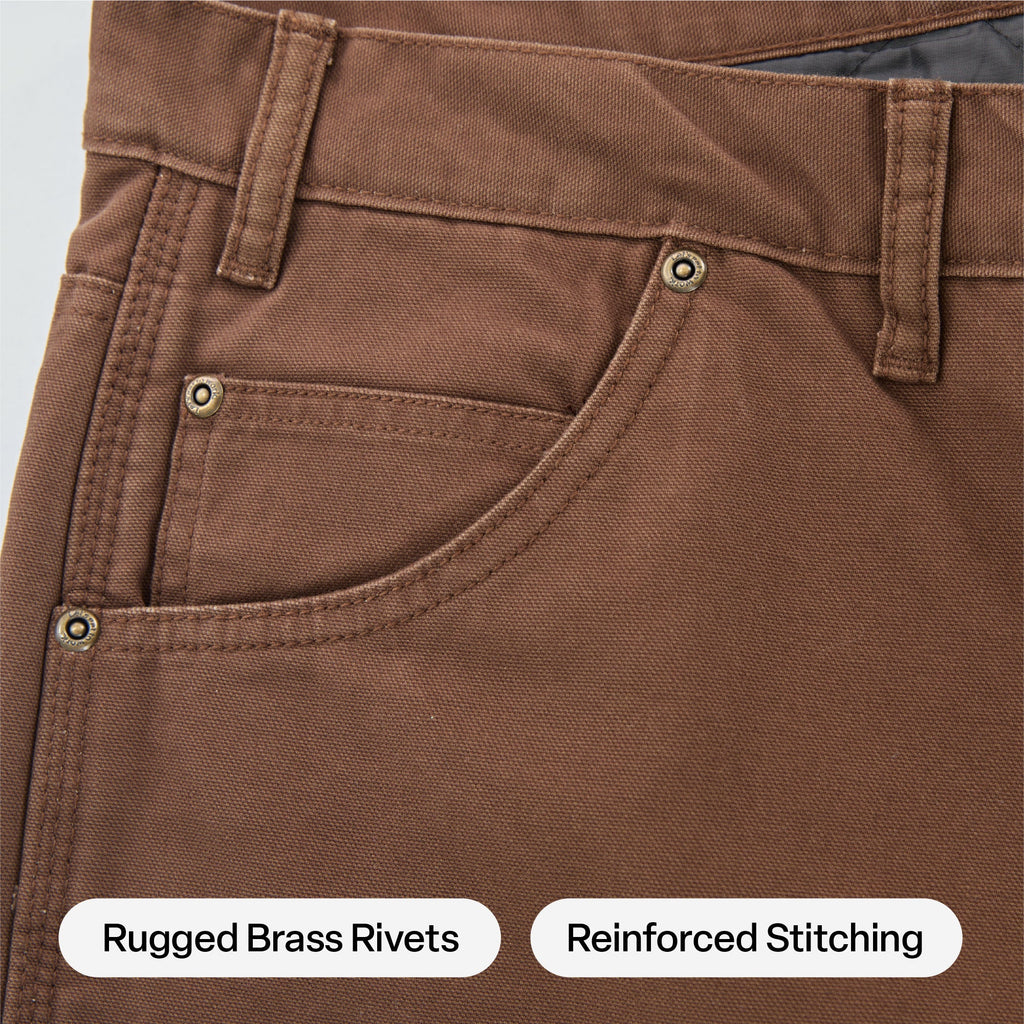 Washed Duck Insulated Outer Pant