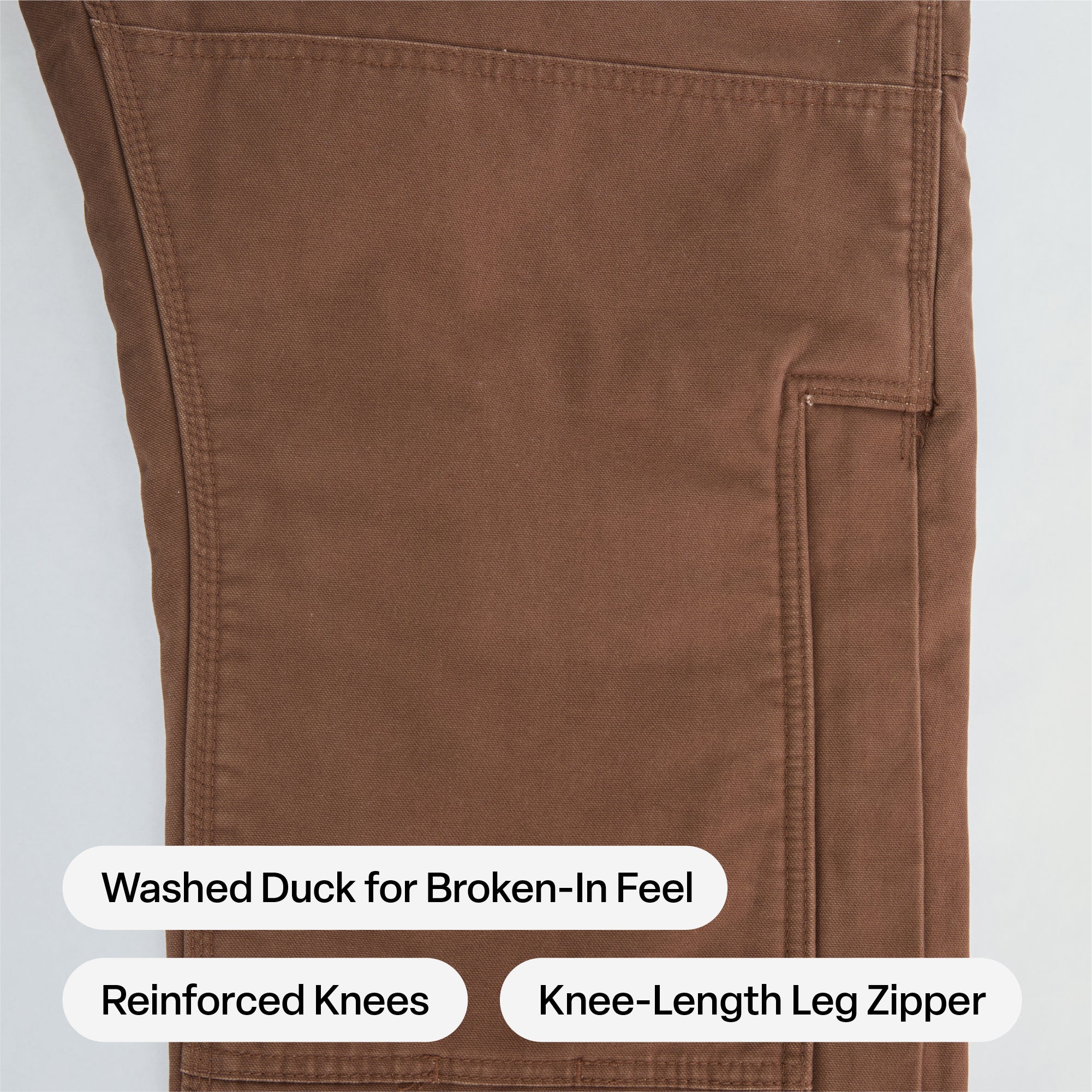 Washed Duck Insulated Outer Pant