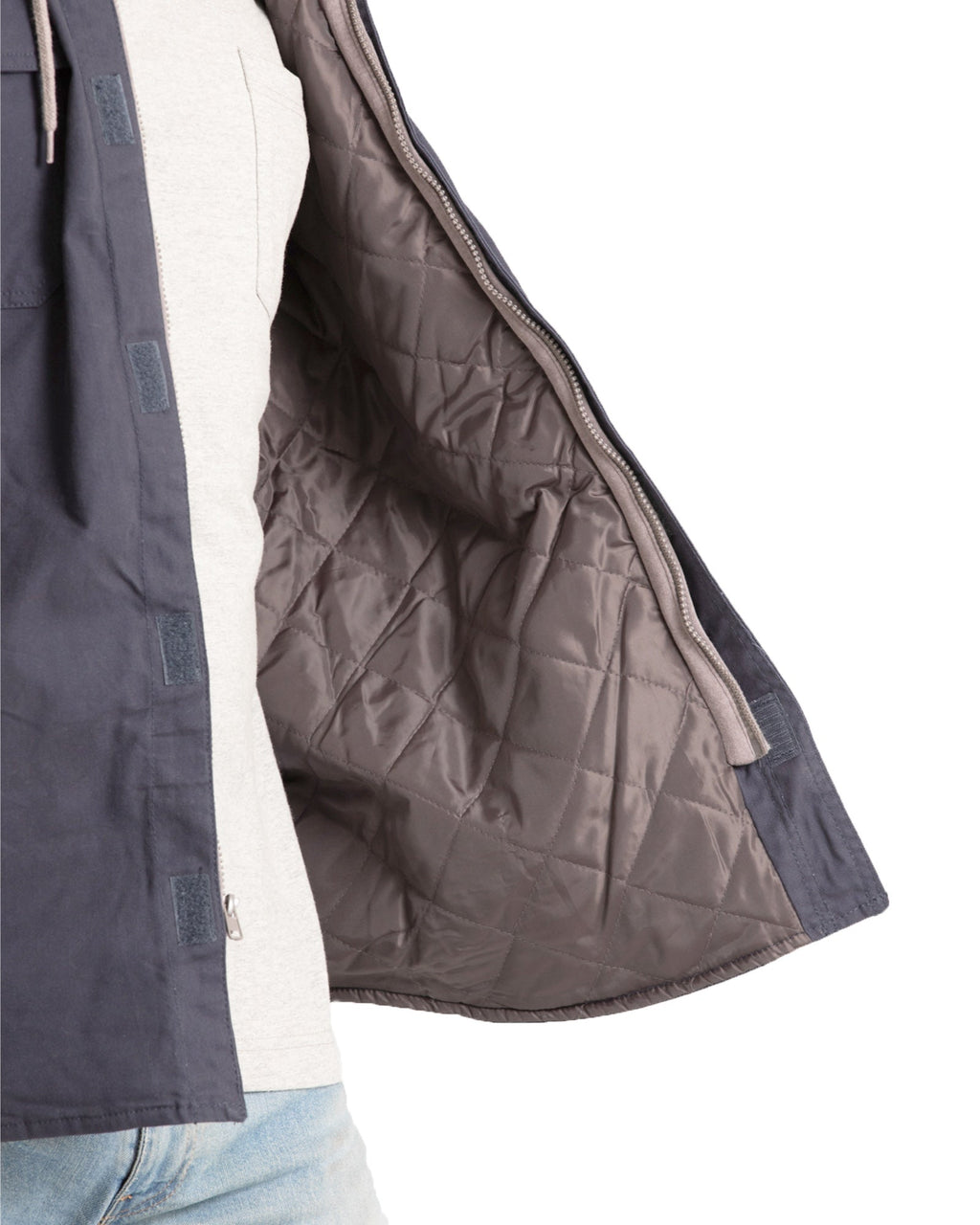 Duck Hooded Shirt Jacket