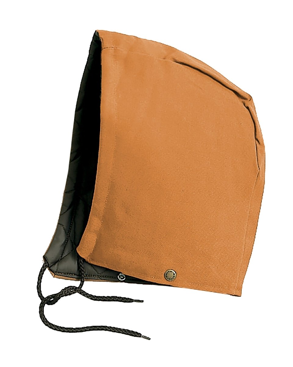 Product photo of black duck snap on hood, alternate shot
