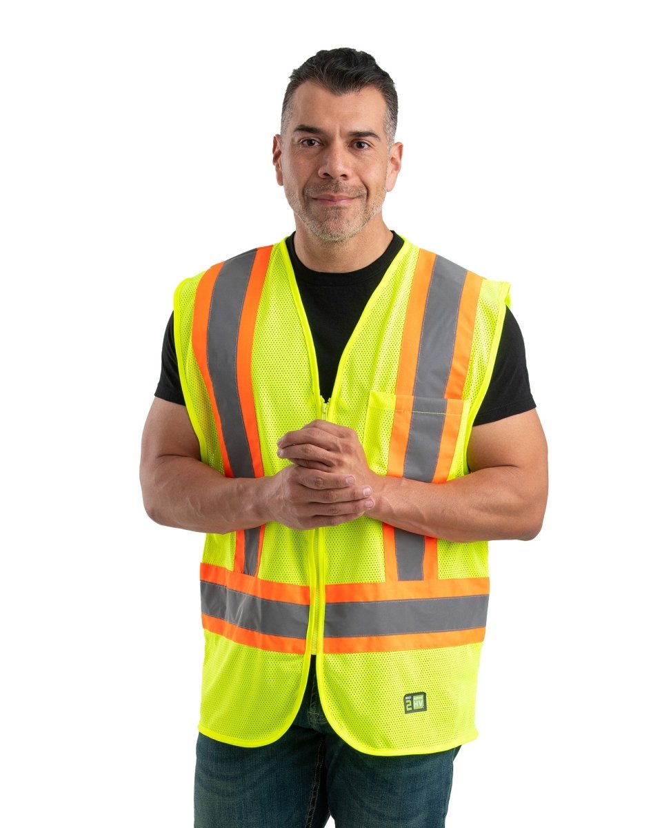 Product photo of yellow class 2 hi vis vest
