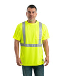 Product photo of yellow class 2 hi vis short sleeve tee
