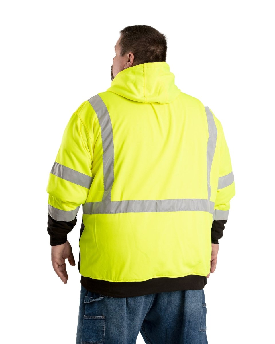 Hi Vis Class 3 Color Block Hooded Sweatshirt