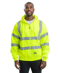 Product photo of class 3 yellow hi vis thermal hoodie