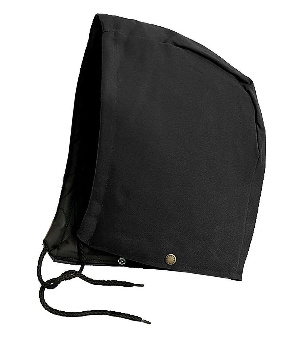 Product photo of washed duck snap on hood, alternate shot