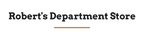 Robert's Department Store wordmark logo